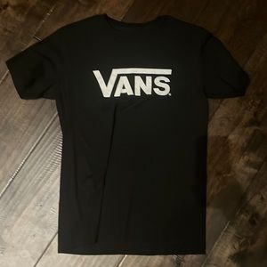 Vans black logo shirt
